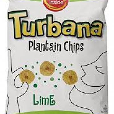 Turbana Chips Lime, 3 oz