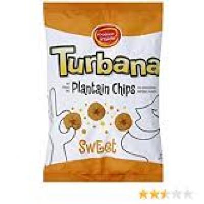 Turbana Plantain Chips Sweet, 3 oz