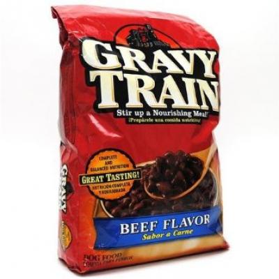 Gravy Train Beef Flavor Dry Dog Food, 4 lbs