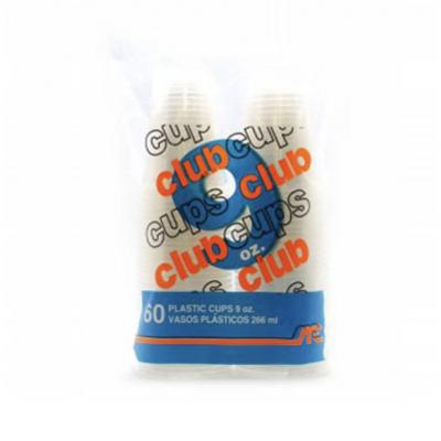 Club Cups Plastic Cups, 5 ounce, 80 ct