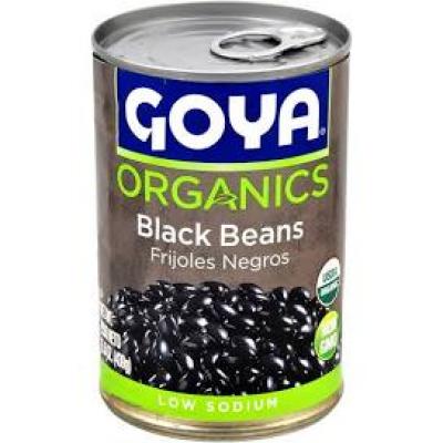 Goya Organics Black Beans, 15.5 oz