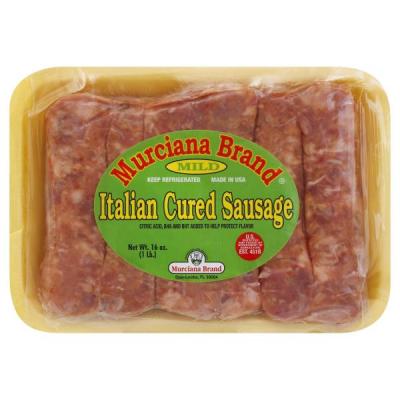 Murciana Brand Mild Italian Cured Sausage, 16 oz