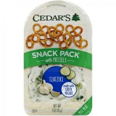 Cedar’s Tzatziki Snack Pack with Pretzels, 3 oz