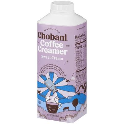 Chobani Coffee Creamer Sweet Cream, 24 fl oz