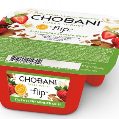 Chobani Flip Strawberry Summer CrispGreek Yogurt, 5.3 oz