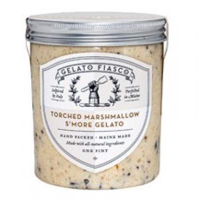 Gelato Fiasco - Torched Marshmallo S'More Gelato, 16 oz