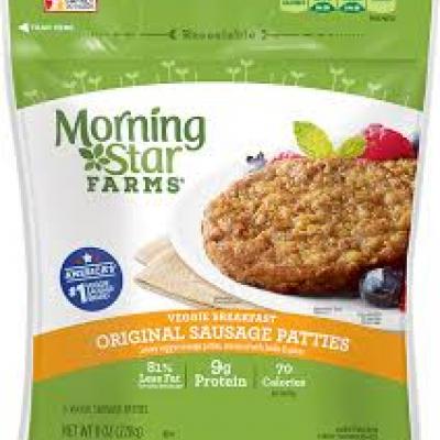 Morning Star Farms Veggie Breakfast Original Sausage Patties, 8 oz