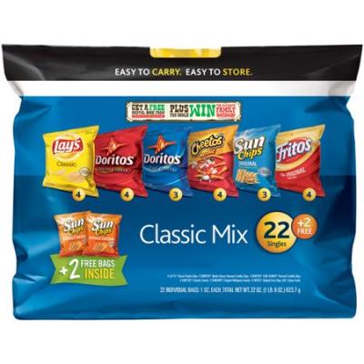 Frito-Lay Variety Pack Classic Mix, 24 ct