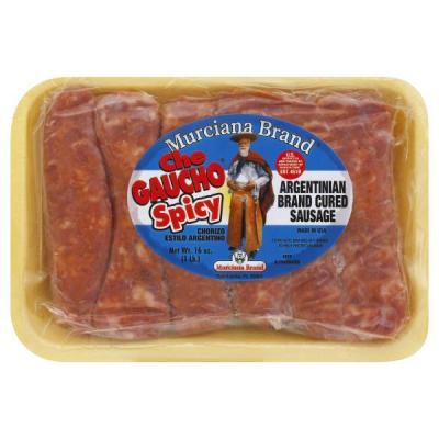 Murciana Brand Spicy Gaucho Cured Sausage, 16 oz