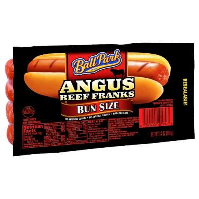 Ball Park Bun Size Franks, 14 oz