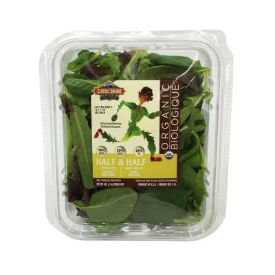 Organic Half and Half Spring Mix Baby Spinach, 5 oz