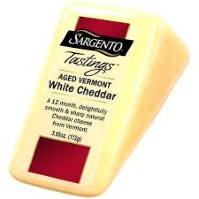 Sargento Tastings Aged Vermont White Cheddar Cheese, 3.95 oz