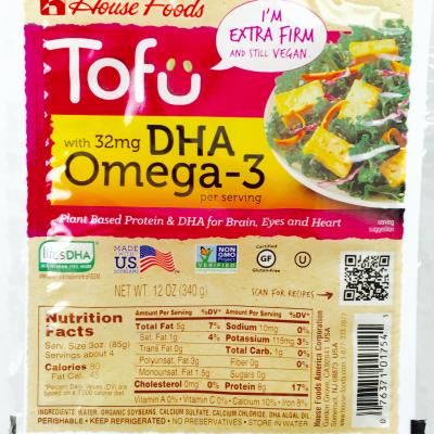 House Foods Tofu, Extra Firm Omega 3, 14 oz