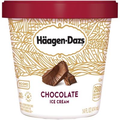 Haagen Dazs Chocolate Ice Cream Cup, 1 ct