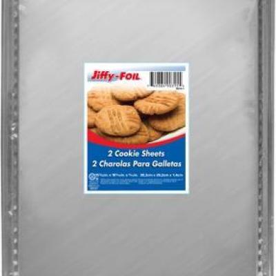 Jiffy Foil Cookie Sheets, 2 ct