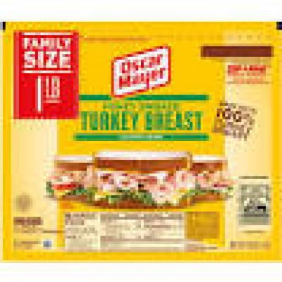 Oscar Mayer Turkey Breast Extra Lean, Honey Smoked, Family Size, 16 oz