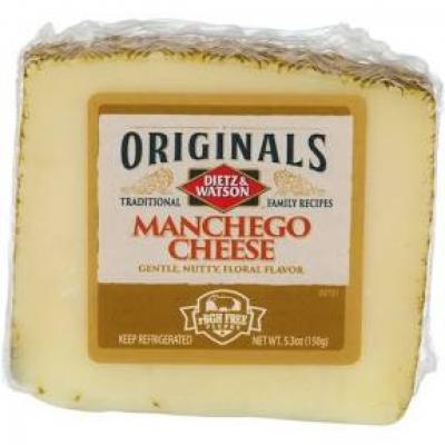 Dietz & Watson Originals Manchego Cheese Block, 7 oz