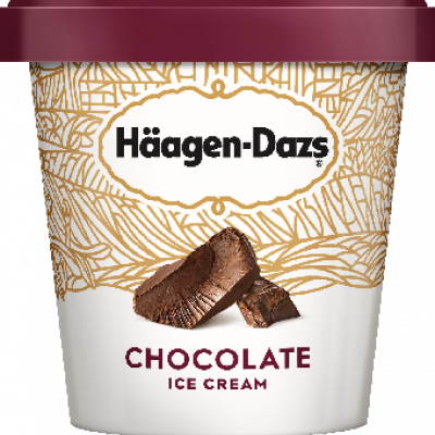 Haagen Dazs Chocolate Ice Cream, 1 quart