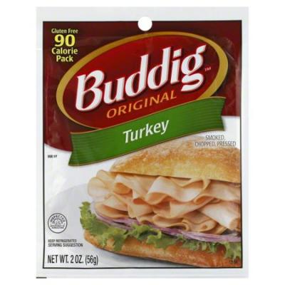 Buddig Smoked Turkey Sliced, 2 oz