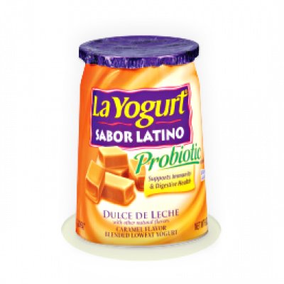 La Yogurt Sabor Latino Blended Lowfat Yogurt Dulce de Leche, 6 oz