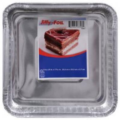 Jiffy-Foil Square 8-inch Cake Pans, 2 ct