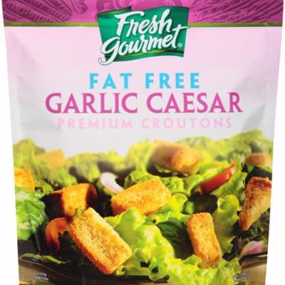 Fresh Gourmet Fat Free Croutons Garlic Caesar, 5 oz