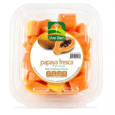 ViveBien Papaya (Trozos), 10 oz