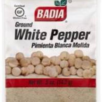 Badia Ground White Pepper, 0.50 oz