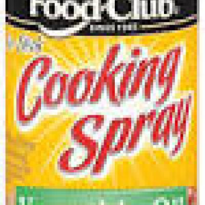 Food Club Cooking Spray No-Stick, Vegetable Oil, 6 oz