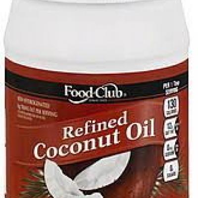 Food Club Refined Coconut Oil, 14 oz