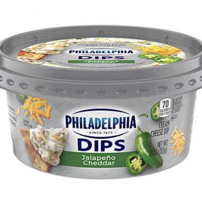 Philadelphia Dips Jalapeño Cheddar, 10 oz