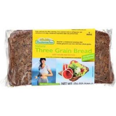 Mestemacher Three Grain Bread, 17.6 oz