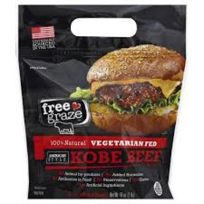 Free Graze Kobe Beef Hamburgers, 16 oz