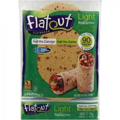 Flatout Light Italian Herb Flatbread, 11.2 oz