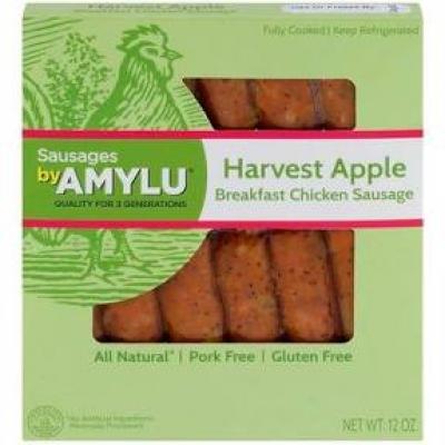 Amylu Harvest Apple Breakfast Chicken Sausage, 9 oz