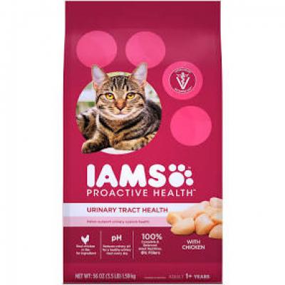 Iams Urinary Tract Health Cat Food, 3.5 lbs