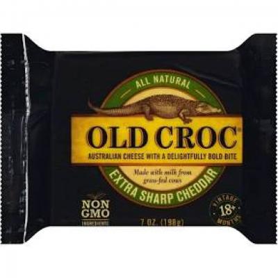 Old Croc Australian Cheese Extra Sharp Cheddar, 7 oz