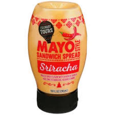 Culinary Tours Sriracha Mayo Sandwich Spread, 10 fl oz