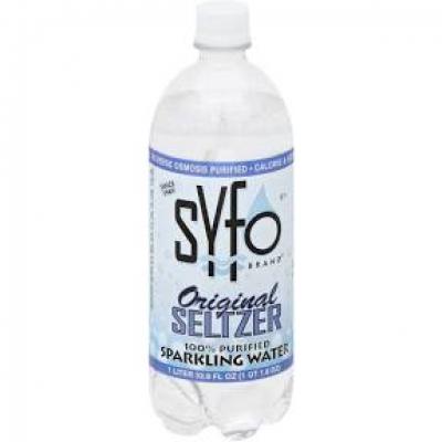 SYFO Original Seltzer, 33.8 fl oz