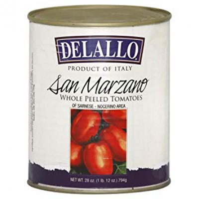 DeLallo Imported San Marzano Whole Peeled Tomatoes 28 oz