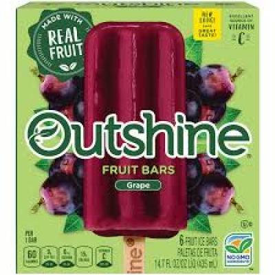 Outshine Fruit Bars Grape 6 ct