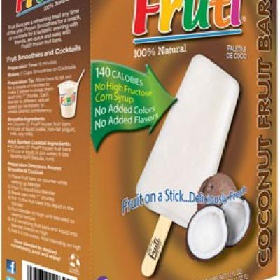 Chunks O' Fruti® Frozen Fruit Bars - Coconut