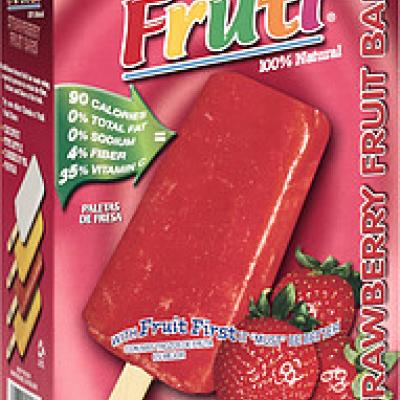 Chunks O' Fruti® Frozen Fruit Bars - Strawberry