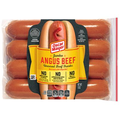 Oscar Mayer Franks Beef, Premium, 15 oz, 10 ct