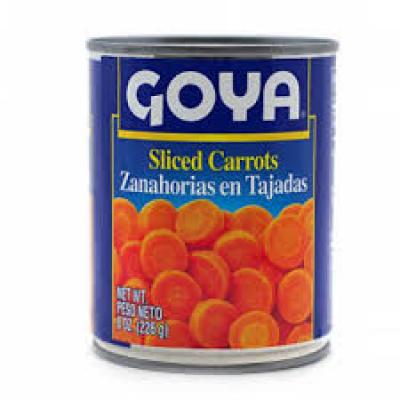 Goya Zanahorias en Tajadas, 8.25 oz