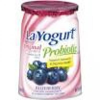 La Yogurt Blended Lowfat Yogurt Blueberry, 6 oz