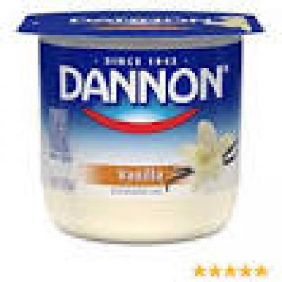 Dannon All Natural Vanilla Flavored Yogurt, 6 oz