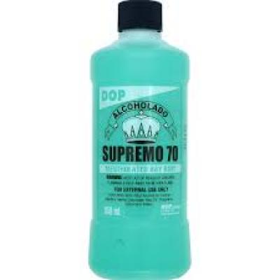 Alcoholado Supremo 70 Mentholated Bay Rum, 12 fl oz