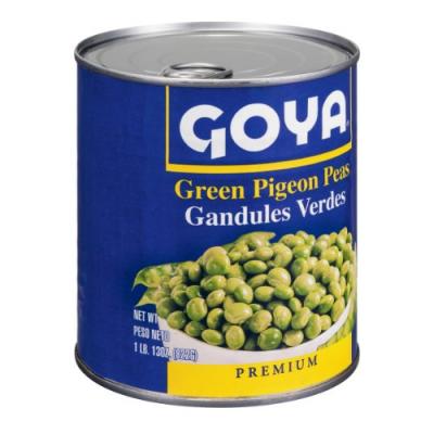 Goya Green Pigeon Peas With Coconut, 15 oz