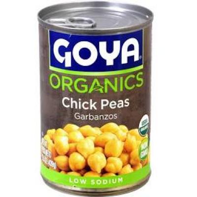 Goya Organics Chick Peas, 15.5 oz